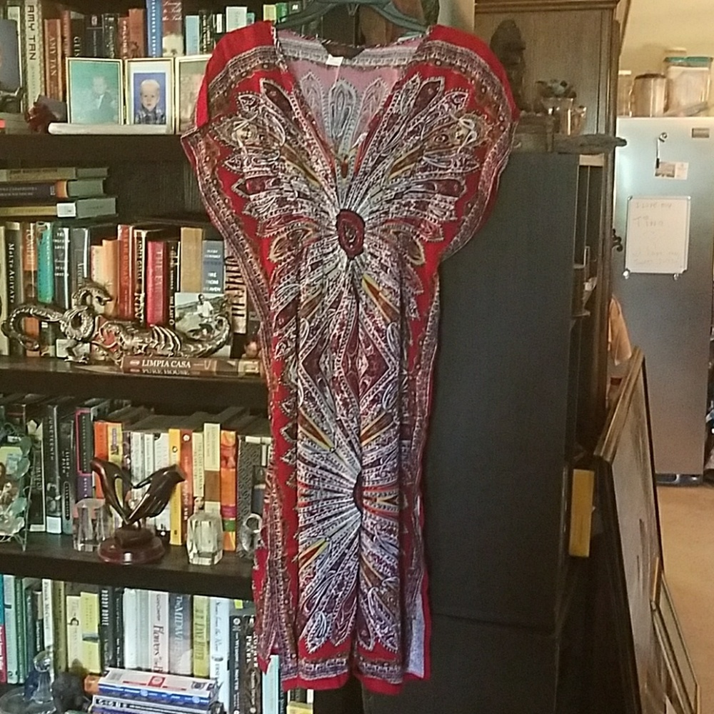 COPY - Red Print Dress